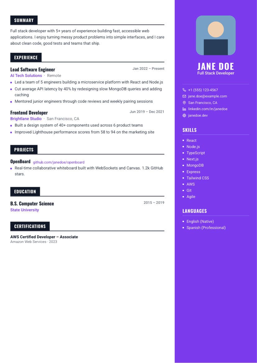 Studio template